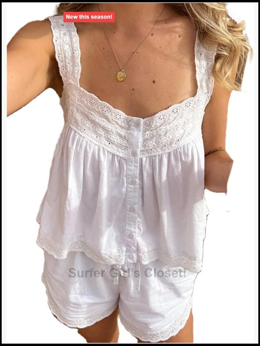 Y2K Eyelet Tank Top Women Sleeveless Crop Boho Hollow Out Peplum Camisole
